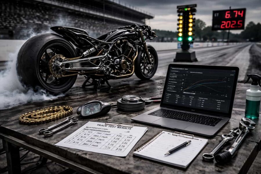 Track Testing Drag Bikes: Setup and Performance Guide